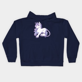 Fluffy Unicorn Kids Hoodie